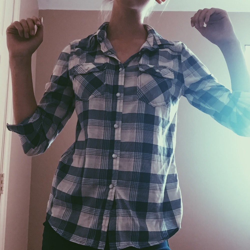 Periwinkle and Pale Pink Flannel